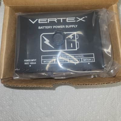 Vertex fx pedal battery supply Nos mint condition in the box image 14