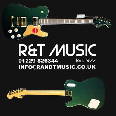 Squier Limited Edition Paranormal Troublemaker Telecaster Deluxe, Cadillac Green image 7