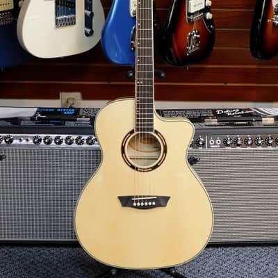 2025Washburn Apprentice AG40CEK Grand Auditorium Acoustic Electric Guitar w/ Case! Flame Maple! VERY NICE!!! image 2