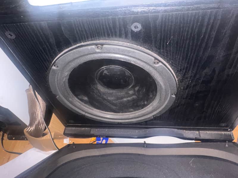 B&W Bowers and Wilkins Asw2000 Early 2000s - Black wood image 1