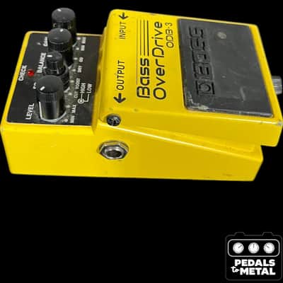 Boss ODB-3 Bass OverDrive (Silver Label) 1994 - Present - Yellow - X17753 image 4