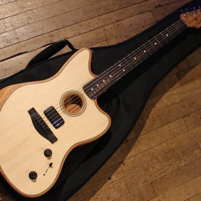 Fender American Acoustasonic Jazzmaster Natural image 1