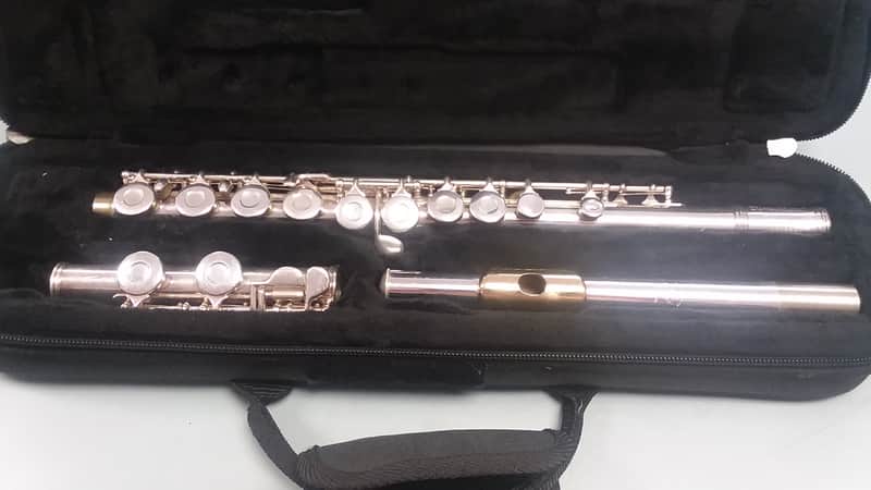 Gemeinhardt 2SP Flute 1998-1999 - Silver / Gold Plate Lip Plate image 1