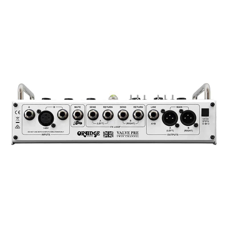 Orange VALVE-PRE-TC Acoustic Preamp Valve Pre Twin-Channel Preamp
