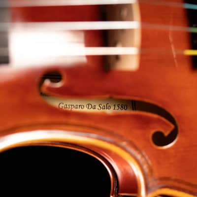 Scott Cao STV-750E Da Salo 1580 Gaspar 1-Piece Back Violin - 4/4 image 14