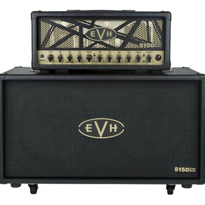 Used EVH 5150III EL34 212ST 2x12" Guitar Cabinet - Black image 1