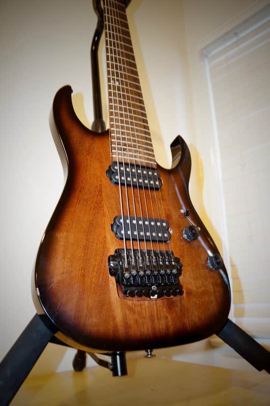 Ibanez LACS RGA8 2012 Bubinga/Dark Burst image 1