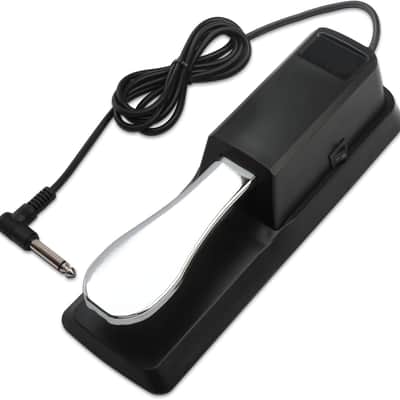 Sustain Pedal for Keyboard Universal, Premium Sustain Pedal, Piano Pedal for Keyboard with Polarity Switch for MIDI Keyboards, Digital Pianos image 1