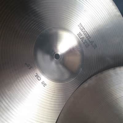 Sabian EARLY VINTAGE 15" PRE- AA Regular HI HAT CYMBALS  RARE ORIGINAL BAG NEAR MINT image 12