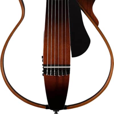 Yamaha SLG200N Acoustic-Electric Silent Guitar, Rosewood Fingerboard, Tobacco Brown Sunburst image 1