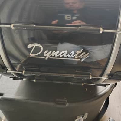 Dynasty 24" Marching Bass Drum with Case - Black Wrap image 3