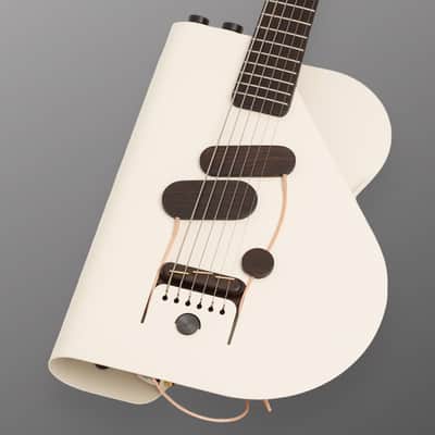 Verso Orbit Baritone - 2024 - Oyster White - Sheet Metal Body w/ freely adjustable Magnetic Pickups SC1 Neck & HB2 Bridge - NEW. (Authorized Dealer) image 2