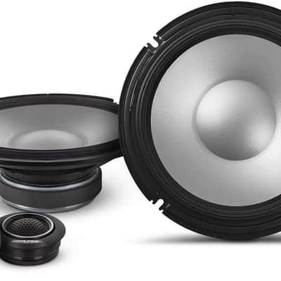 Alpine KTA-450 + S2-S80C 4-Channel Amplifier 8" Component Speaker + Accessory Bundle image 4