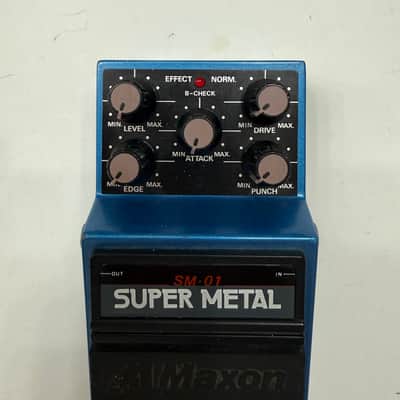 Maxon SM-01 Super Metal Distortion Rare Vintage Guitar Effect Pedal MIJ Japan image 2