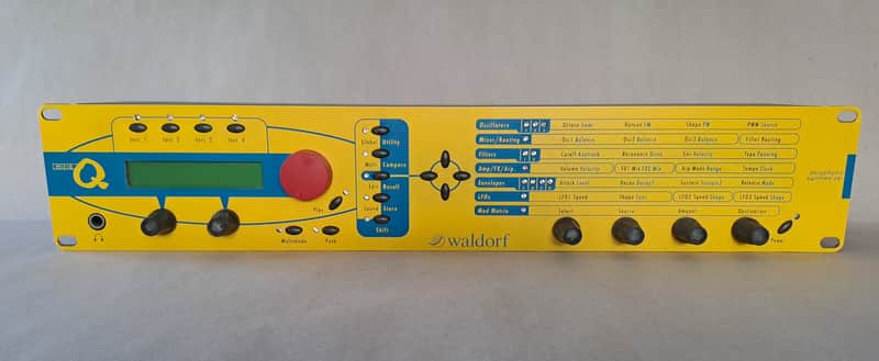 Waldorf Micro Q Rackmount Synthesizer 1999 - 2011 - Yellow image 1
