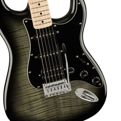 Squier Affinity Series Stratocaster FMT HSS - Black Burst image 3