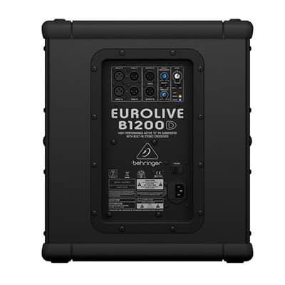 Behringer Eurolive B1200D-PRO High-Performance Active 500-Watt 12 PA Subwoofer with Built-in Stereo Crossover, 60Hz-130Hz Frequency Response image 2