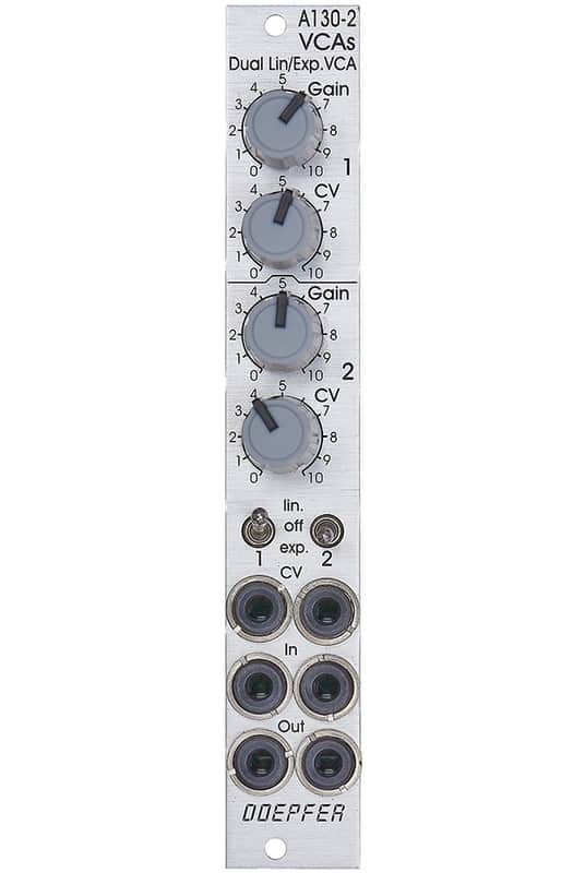 Doepfer A-130-2 Dual VCA Slim line eurorack module image 1