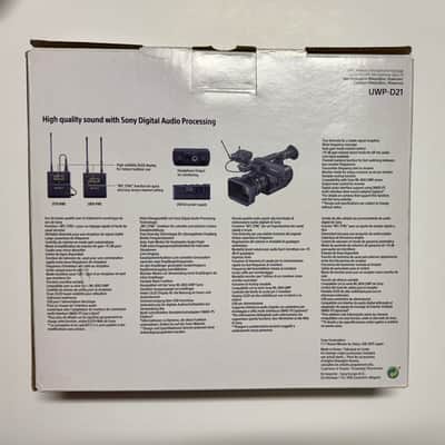 Sony UWP-D21 Wireless Lavalier Package (UC14: 470–542 MHz) – Mint w/ Box, Unused Mic & TA4F Adapter image 14