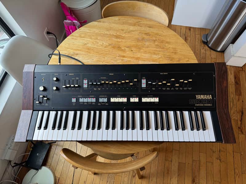 Yamaha SK-20 Symphonic Ensemble Synthesizer 1979 - 1980 - Black image 1