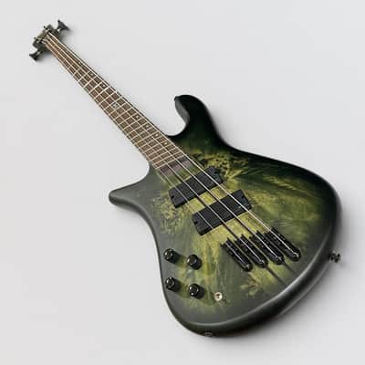 Spector NS Dimension Multi Scale 4 String Left Handed Electric Bass Guitar - Haunted Moss image 11