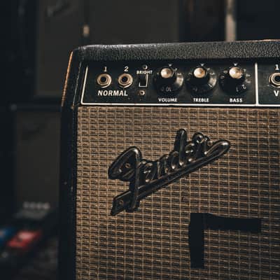 1966 Fender Super Reverb 2-Channel 40-Watt 4x10" Guitar Combo 1963 - 1967 - Black Panel Bild 5