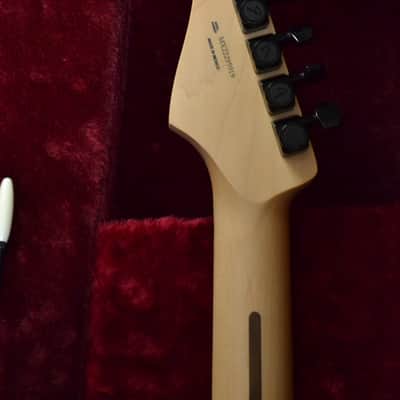 Custom Build Strat Style HSS w/Dimarzio PU's, Gloss Black w/Cream Double Binding image 9