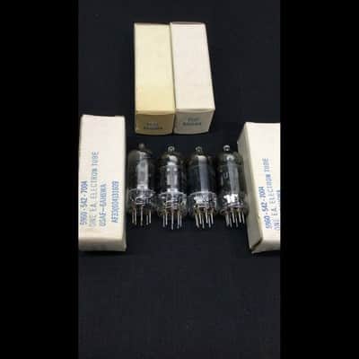 LOT of (4) NOS NIB TUNG SOL USAF 6AH6 WA [] Getter VINTAGE Vacuum Tubes K.9716 image 2