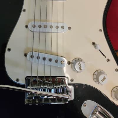 Aria STG 003 Strat Copy - Black 2000s image 15