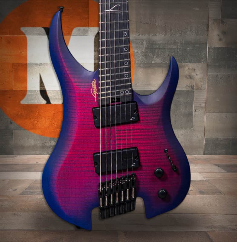 Legator Ghost G7FSS Seven String Electric Guitar - Hyper Nova Blue (G7FSS-HB) image 1