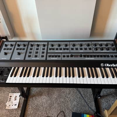 Oberheim OB-X8 61-Key 8-Voice Synthesizer 2022 - Present - Black with Wood Sides image 2