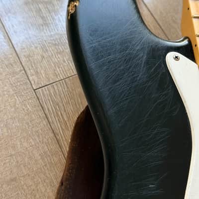 Squier Loaded Jazz bass body 2008 - Black light relic image 5