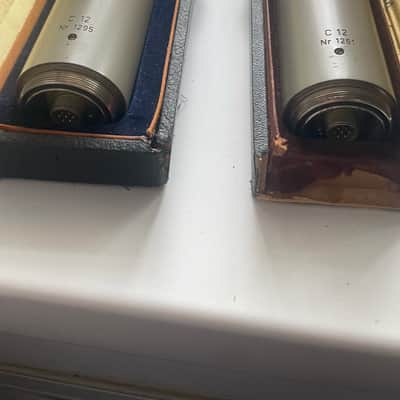 Original AKG C12 — Serial #1295 & #1261Vintage Matched Pair image 4