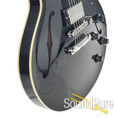 Collings I-35 LC Black with ThroBak 70/Select T-Top pickups image 5