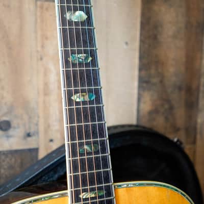 Morris W-40 Acoustic Guitar 1978 Natural Made in Japan MIJ w/ Case image 4