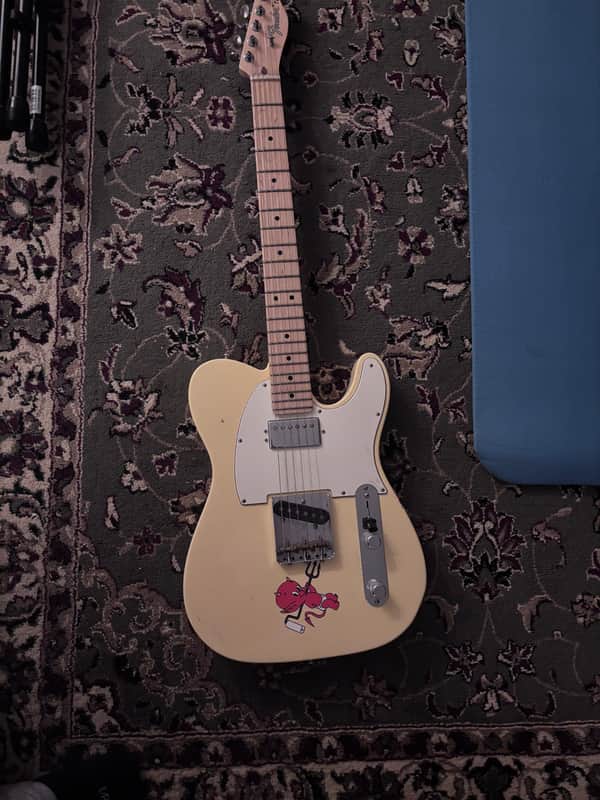 Fender American Performer Telecaster Hum with Maple Fretboard 2018 - Present - Vintage White