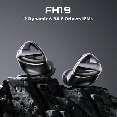 FiiO FH19 HiFi IEM Earphone| 2 Dynamic+ 6 BA Hybrid Driver IEM, Detachable MMCX Headphone Cable for Musician Audiophile image 2