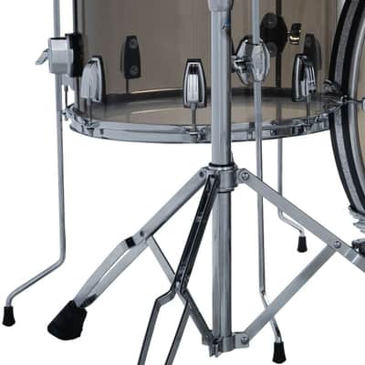 Ludwig *Pre-Order* Vistalite Bronze 16x16" Floor Tom Drum w/Legs Acrylic | Made in the USA | NEW | Special Order | Authorized Dealer image 1