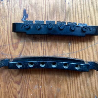 Epiphone Gothic SG Guitar Bridge & Tailpiece 2000s Korea Black B-2 image 6