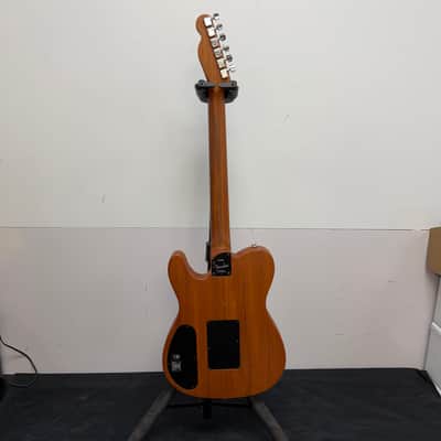 Used Fender American Acoustasonic Telecaster Acoustic Electric Guitar with Fender Gig Bag Sunburst 2019 image 15