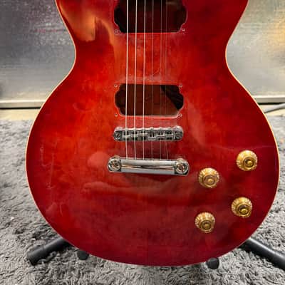 Guitar Fetish LP body+neck project - Red quilt image 1