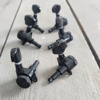TGPS JN-07 Locking Tuner Set 3L/3R - Black image 2