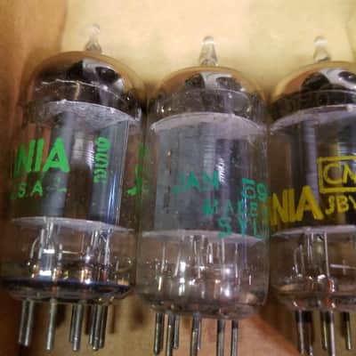 Sylvania ONE (1) 5965 dual triode tNOS AT1000 TESTED Vacuum Tube triple mica 12AV7 1961-1975 image 2
