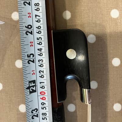 Double Bass French Bow - Erich Steiner - Fully Refurbed - New Hair - Excellent image 20