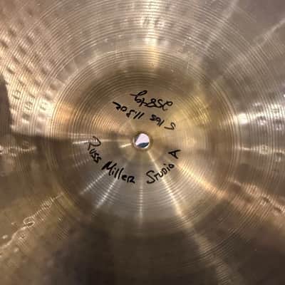 Original Run Zildjian 22" Avedis Reissue Ride Cymbal - 2,584g (Bg6) image 4