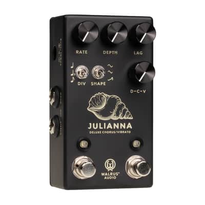 New Walrus Audio Julianna Deluxe Chorus & Vibrato Black Guitar Effects Pedal image 6
