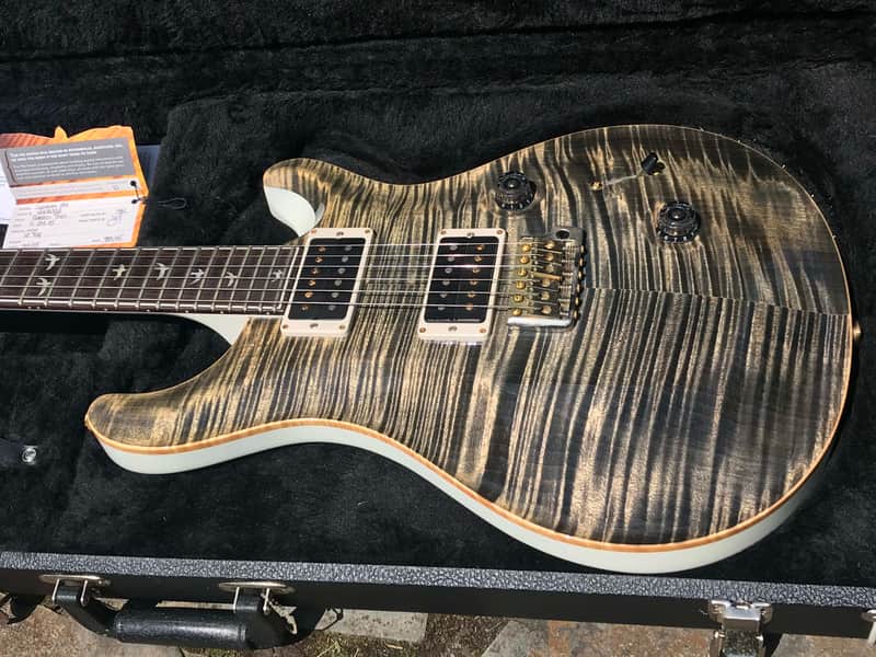 PRS 30th Anniversary Custom 24 , 10 Top , Rare all white back image 1