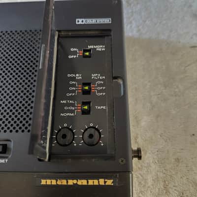 Ner Mint Marantz PMD420 Rebuilt 2-Head Portable Cassette W/Accessories image 6