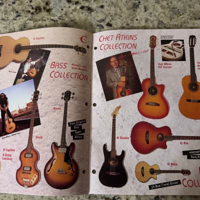 Epiphone Catalog 1995 les Paul flying V Ixplorer SG standard classic goldtop custom nighthawk Pro 1 2 Firebird special image 6