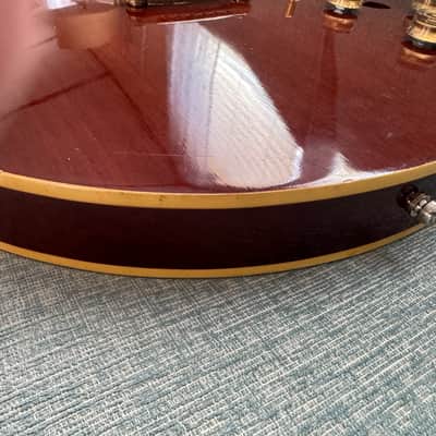 Extremely Rare: Hondo II Professional Japan H-1060 Semi-hollow 1981 - Wine image 8